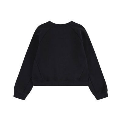 Толстовка на флісі для дівчаток з логотипом Levi's Чорний (085 pvu jet black (92 (2A))