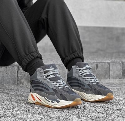 Зимові Кросівки&nbsp;Adidas Yeezy Boost 700 V чоловічі No brand Сірий (2695-5 ch grey 41 (26,5 см))