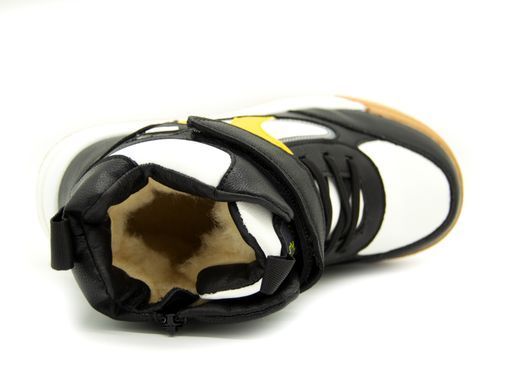 Черевики для хлопчика Bessky Чорний з жовтим (B2133 black-yell ﻿32 (21 см))