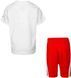 Набір футболка та шорти Nike Dri-Fit для хлопчика Біло-червоний (76G054 white-red lav25 (S (104-110 см))