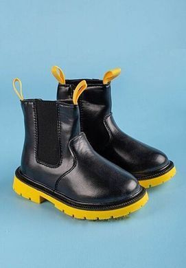 Демісезонні черевики для дівчинки BBT Kids Чорно-Жовтий (R5860 black-yell (32 (19 см)))