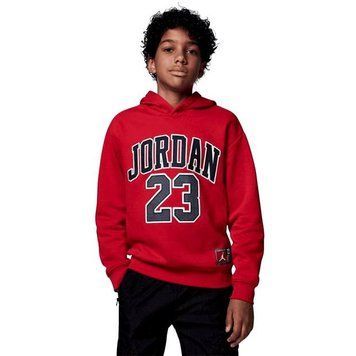 Худи Nike Jordan с капюшоном logo Jordan23 детское Красный (95C479-R78 red lav25 (M (132-147 cm))