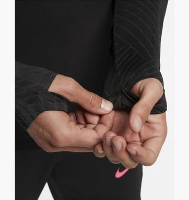ЛОНГСЛИВ Мужской NIKE DRI-FIT STRIKE KNIT SOCCER DRILL TOP BLACK Черный (dv9225-010 black lav25 (M)