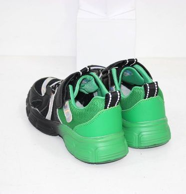 Кроссовки подростковые TTXS (Paliament) Черный с зеленым (C222 black-green (36 (22 см))
