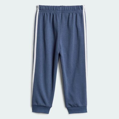 Комплект костюм Adidas: світшот, джоггери Essentials 3-Stripes дитячий Різнокольоровий (IZ4979 green lav25 (9-12 місяців)