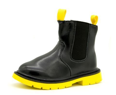 Демісезонні черевики для дівчинки BBT Kids Чорно-Жовтий (R5860 black-yell (32 (19 см)))