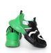 Кроссовки подростковые TTXS (Paliament) Черный с зеленым (C222 black-green (36 (22 см))