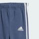Комплект костюм Adidas: світшот, джоггери Essentials 3-Stripes дитячий Різнокольоровий (IZ4979 green lav25 (9-12 місяців)