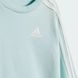 Комплект костюм Adidas: світшот, джоггери Essentials 3-Stripes дитячий Різнокольоровий (IZ4979 green lav25 (9-12 місяців)