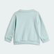 Комплект костюм Adidas: світшот, джоггери Essentials 3-Stripes дитячий Різнокольоровий (IZ4979 green lav25 (9-12 місяців)