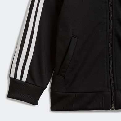 Спортивна зіпка Adidas ESSENTIALS 3-STRIPES для дітей Чорний (GN8441zip black lav25 (5-6 років (116))