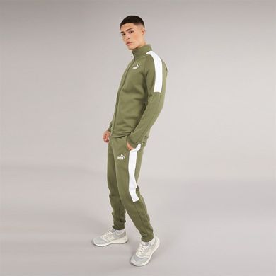 Спортивный флисовый костюм Puma Essentials унисекс Хаки (680726-73 khaki lav25 (XS)