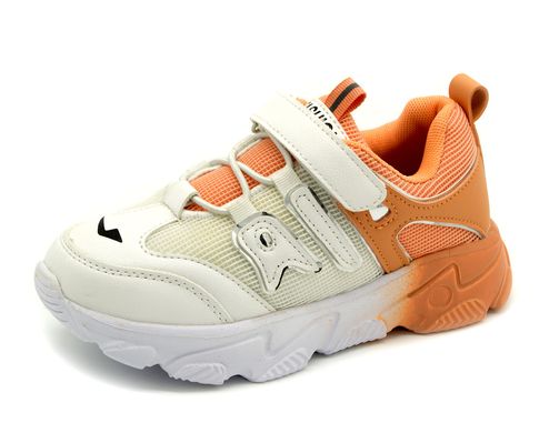 Кросівки для дівчаток BBT Kids Біло-помаранчевий (H5217-1 white-orange (36 (22 см))