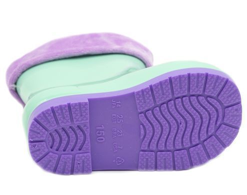 Резинові чоботи для дівчинки BBT Kids Зелений (M5890-5 green (29-190 мм)