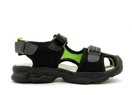 Спортивні сандалі для хлопчика Kimbo Чорний із зеленим (dr2289 black-green (32 (20,5 см))