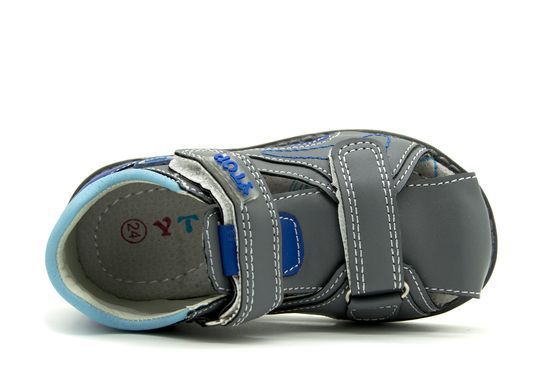 Закрытые сандалии для мальчика Y.Top Серо-синий (1965-9 grey-blue (22 (14 см)))