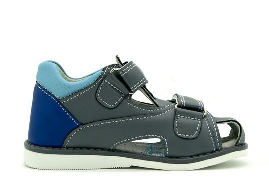 Закрытые сандалии для мальчика Y.Top Серо-синий (1965-9 grey-blue (22 (14 см)))