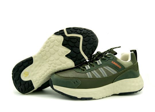 Кроссовки Kimboo подростковые, для мальчика Оливковый 37 (23,5 см) (p608 olive)