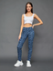 Джинси в леопардовий принт жіночі Calzedonia Темно-синій (modp0467 d-blue (M (38))