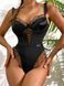 Боді з рюшами для жінки For Dreams Чорний (8417 black (S (EUR 36, UA 44))