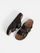 Шлепанцы с ремешком в стиле Birkenstock Sepra Мужские Черный 40 (25 см) (ME6005 black)