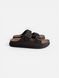 Шлепанцы с ремешком в стиле Birkenstock Sepra Мужские Черный 40 (25 см) (ME6005 black)