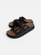 Шлепанцы с ремешком в стиле Birkenstock Sepra Мужские Черный 40 (25 см) (ME6005 black)