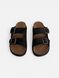 Шлепанцы с ремешком в стиле Birkenstock Sepra Мужские Черный 40 (25 см) (ME6005 black)