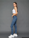 Джинси в леопардовий принт жіночі Calzedonia Темно-синій (modp0467 d-blue (M (38))