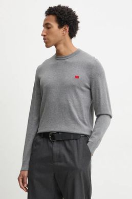 Свитер HUGO San Cassius-C1 50475083 Серый Regular Fit мужской (Hugo San grey lav25 (L)