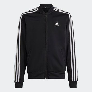 Спортивная зипка Adidas ESSENTIALS 3-STRIPES для детей Черный (IC0112 black lav25 (7-8 лет (128))