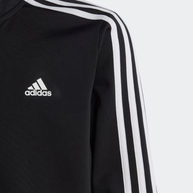 Спортивна зіпка Adidas ESSENTIALS 3-STRIPES для дітей Чорний (IC0112 black lav25 (7-8 років (128))