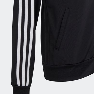 Спортивна зіпка Adidas ESSENTIALS 3-STRIPES для дітей Чорний (IC0112 black lav25 (7-8 років (128))