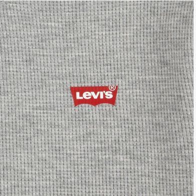 Вафельний лонгслів Термоджерсі Levi's&reg; Thermal Tee для хлопчика Сірий (892 pvu grey (128 (8A))