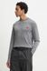 Свитер HUGO San Cassius-C1 50475083 Серый Regular Fit мужской (Hugo San grey lav25 (L)