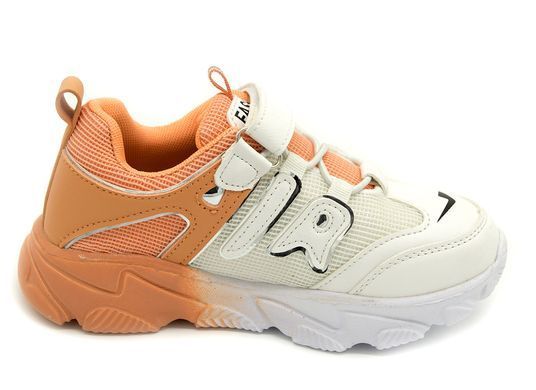 Кроссовки для девочек BBT Kids Белый Оранжевый (H5217-1 white-orange (37 (23 см))