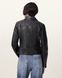 Кожаная байкерская куртка Allsaints Vela Slim Fit женская Черный (HOF Jackets black lav25 (EU 36)