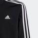 Спортивна зіпка Adidas ESSENTIALS 3-STRIPES для дітей Чорний (IC0112 black lav25 (7-8 років (128))