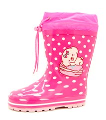 Резинові чоботи для дівчинки Kimbo Розовий (Y283-2 pink 35 (23 cм))