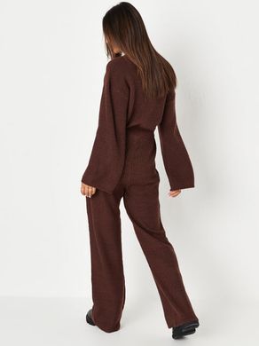 Теплі штани жіночі Missguided Коричневий (k2235369 brown (42)