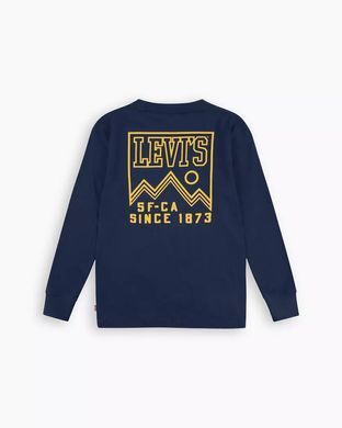 Лонгслів Levis з довгим рукавом High Peaks для хлопчиків Синій (421 pvu blue K (92 (2A))
