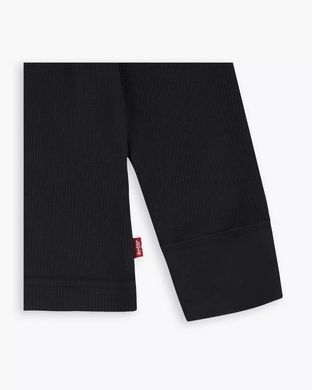 Вафельный лонгслив Термоджерси Levi's&reg; Thermal Tee для мальчика Черный (891 pvu black (92 (2A))