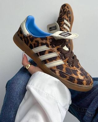 Кросівки adidas samba wales bonner leopard жіночі Adidas Леопардовий принт (IE0578 leo (37 1/3 (23 см))