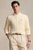 Свитер Polo Ralph Lauren CREAM из 100% хлопка с круглым вырезом и косичной вязкой мужской Кремовый (Polo Jump creame lav25 (L)