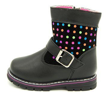 Черевики для дівчинки Clibee Чорний (H128 black (22 (14,5))