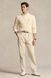 Свитер Polo Ralph Lauren CREAM из 100% хлопка с круглым вырезом и косичной вязкой мужской Кремовый (Polo Jump creame lav25 (L)