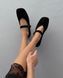 Балетки с ремешком Meideli женские Черный 36 (23,5 см) (wtp0109 black)
